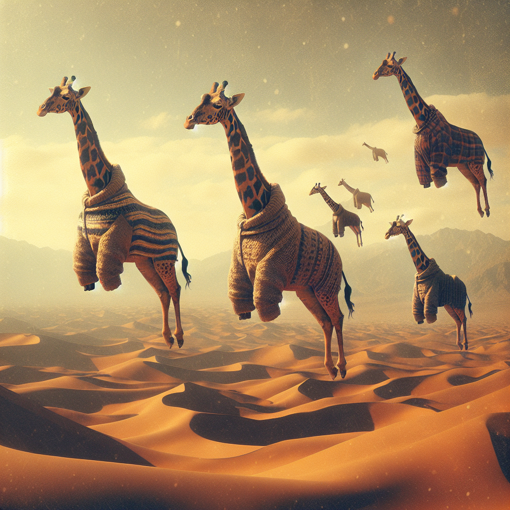 Les Girafes Flottantes du Sahara Respirent l’Art de la Renaissance - reveillematin.com