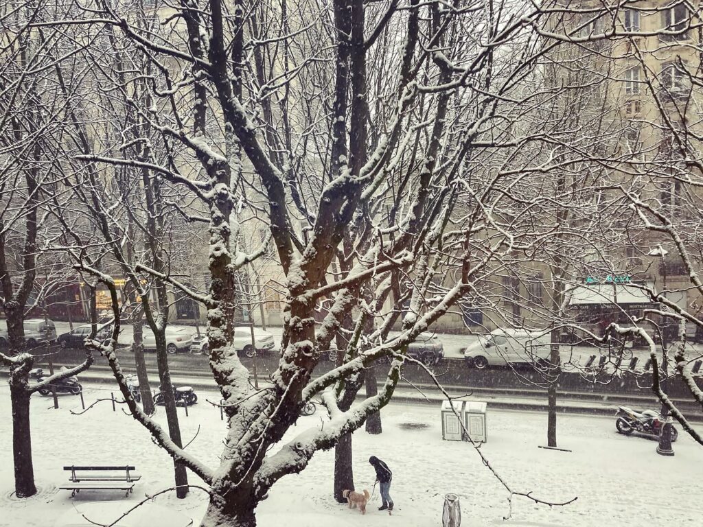 Montmartre sous la neige
