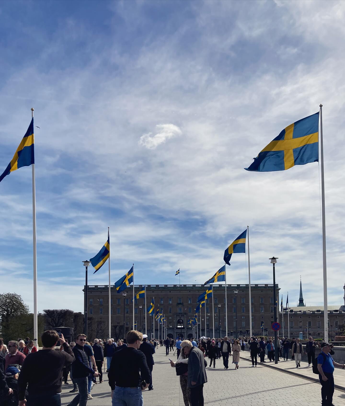 Palais royal - 80e anniversaire du roi Carl XVI Gustaf